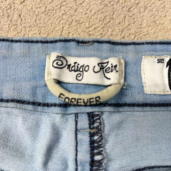 Woman’s ndigo Rein Forever Denim Shorts size 13 - Picture 5 of 9